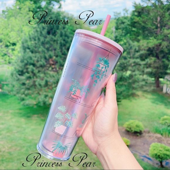 5/$100 Starbucks plant parenting feat Caterpillar Home Greenery cold cup 24 oz - Picture 4 of 8